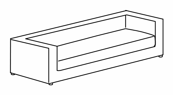 Manufacturer technical drawing for DCA22; line illustration, not a product photograph.