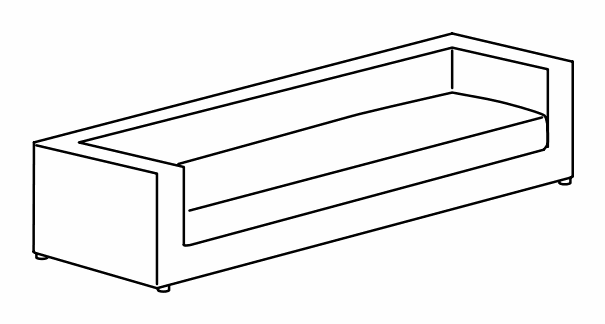 Manufacturer technical drawing for DCA24; line illustration, not a product photograph.