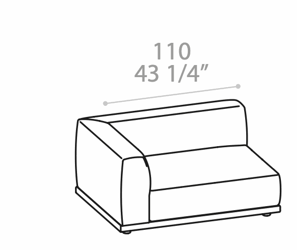 Manufacturer technical drawing for DDL13S; line illustration, not a product photograph. The source illustrates the left-hand configuration. Order the handedness identified by this listing’s article code.