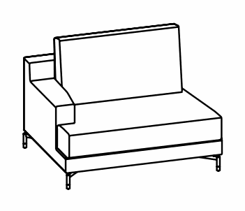 Manufacturer technical drawing for DNETD2; line illustration, not a product photograph. The source illustrates the left-hand configuration. Order the handedness identified by this listing’s article code.