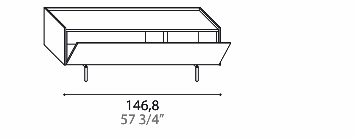 Manufacturer technical diagram of Alf DaFrè Diko PCD701 / PCD701A. Diagram is not a finish photograph.