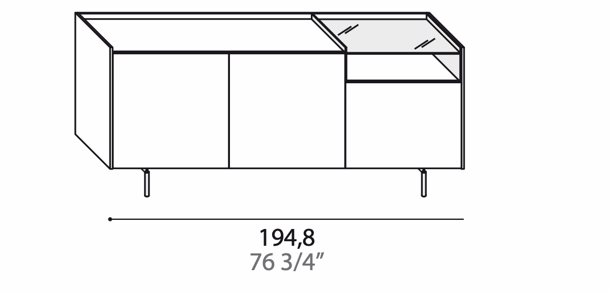 Manufacturer technical diagram of Alf DaFrè Diko PCD728 / PCD728A. Diagram is not a finish photograph.