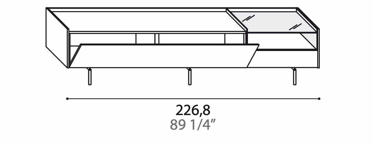 Manufacturer technical diagram of Alf DaFrè Diko PCD729 / PCD729A. Diagram is not a finish photograph.