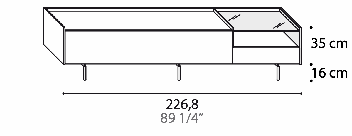 Manufacturer technical diagram of Alf DaFrè Diko PCD730 / PCD730A. Diagram is not a finish photograph.