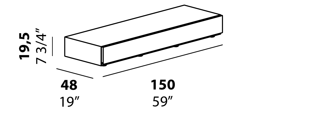 Technical diagram - Alf DaFre PNC007 drawer module only