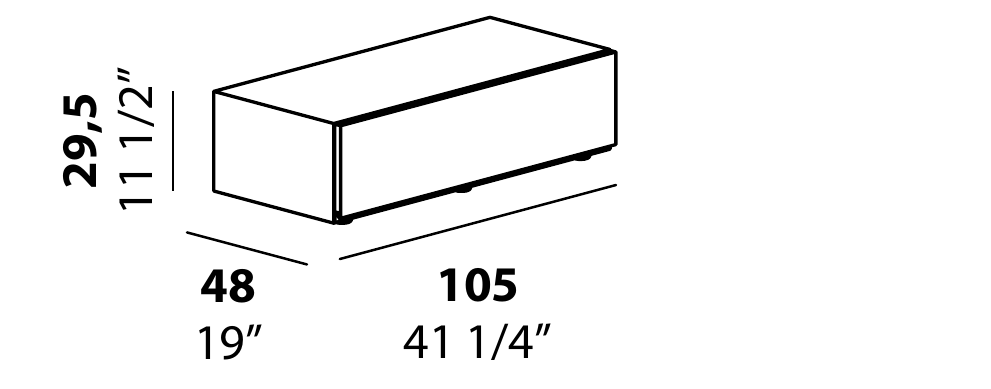 Technical diagram - Alf DaFre PNC013 drawer module only