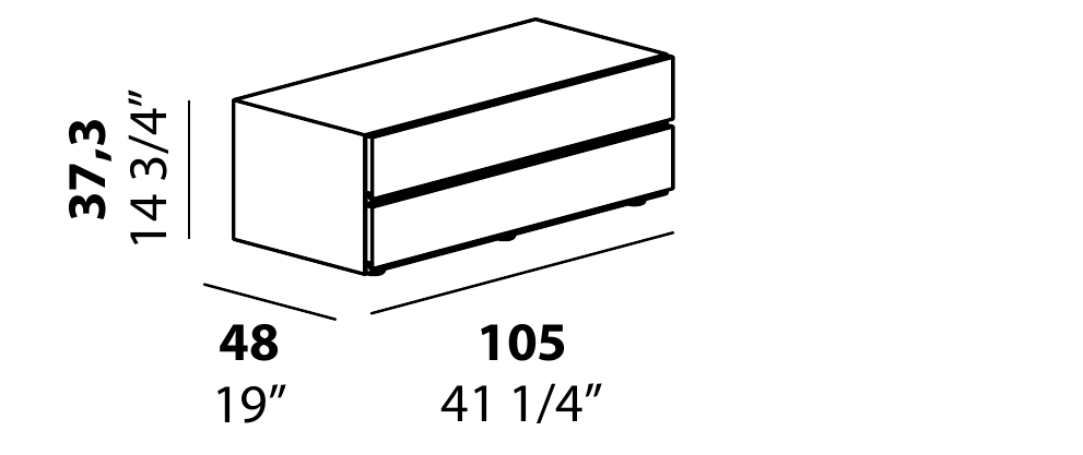Technical diagram - Alf DaFre PNC022 drawer module only
