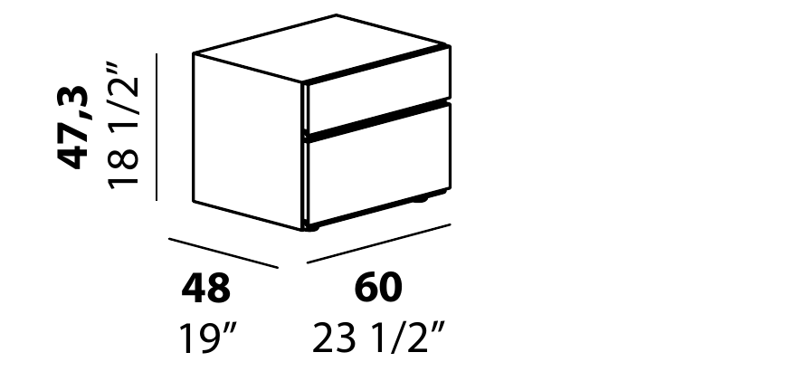 Technical diagram - Alf DaFre PNC024 drawer module only
