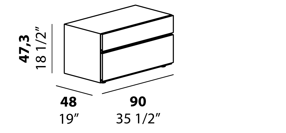 Technical diagram - Alf DaFre PNC025 drawer module only