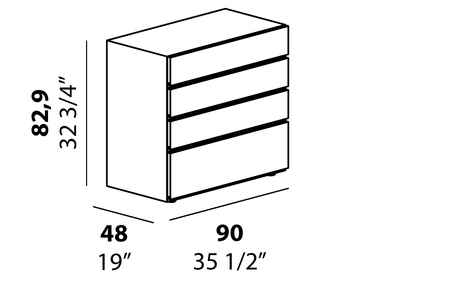 Technical diagram - Alf DaFre PNC036 drawer module only