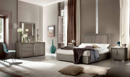 ALF Italia Tivoli bed — bedroom set, grey oak