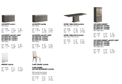 ALF Italia Display Cabinet AMY