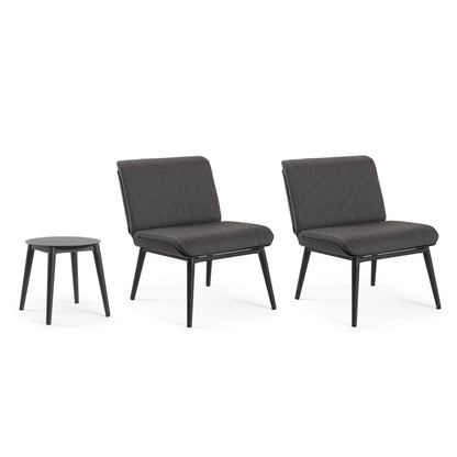 Bizzotto Isabela Charcoal Sofa SET3 — Bizzotto