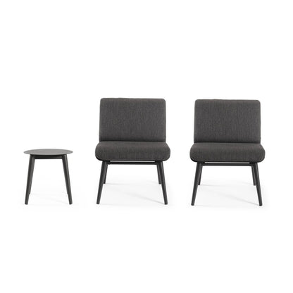 Bizzotto Isabela Charcoal Sofa SET3 — Bizzotto