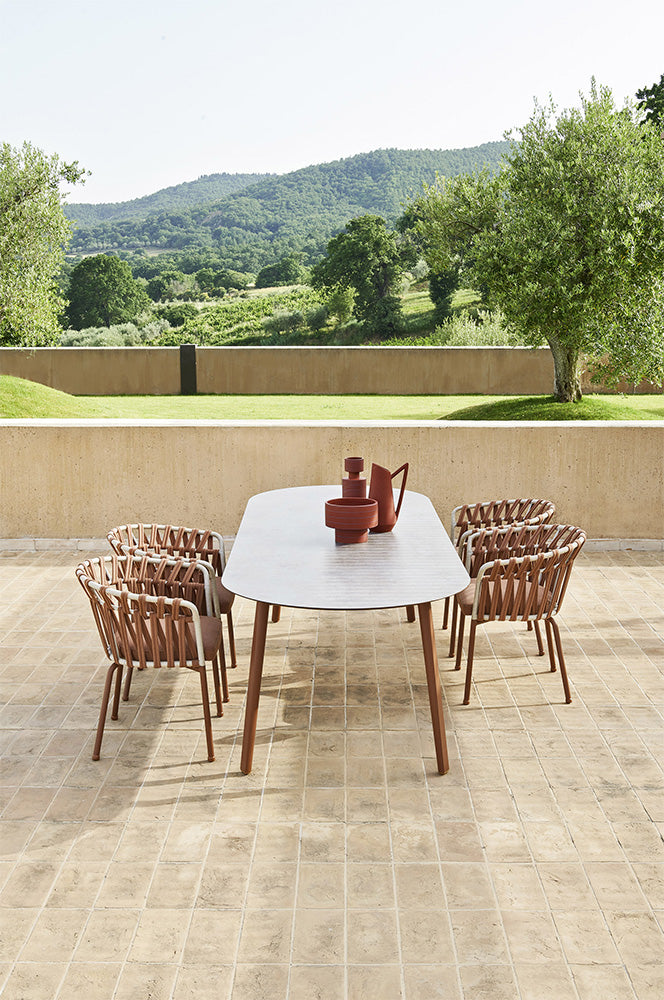 Varaschin Emma Cross Dining Armchair