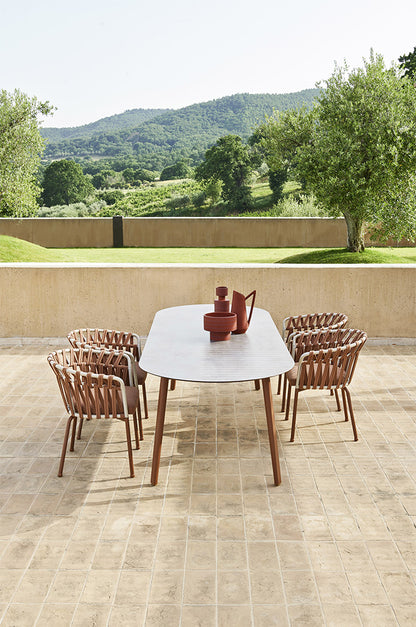 Varaschin Emma Cross Dining Armchair