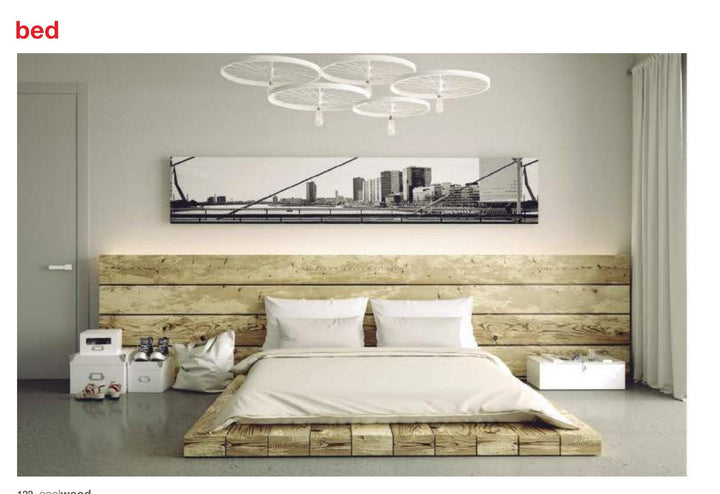 Bed Headboard - Cool Wood