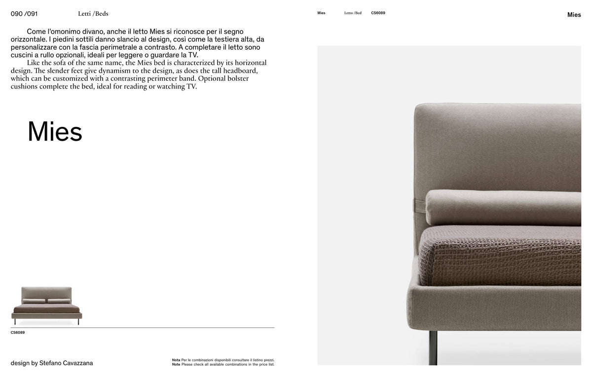 Calligaris Bed Mies