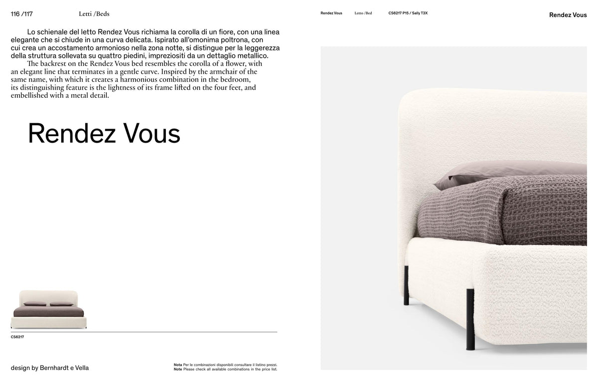 Calligaris Bed Rendez Vous