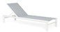 Bizzotto Skipper White Sunbed, article 0663180