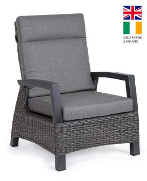 Bizzotto Britton Charcoal Armchair, article 0663450