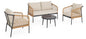 Bizzotto Felipe Natural Sofa SET4, article 0663880
