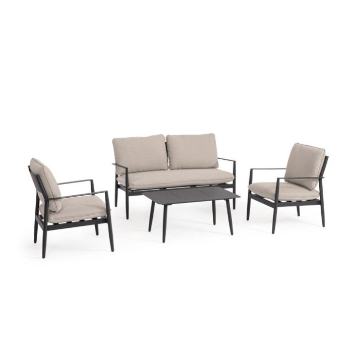 Bizzotto Nebula Charcoal Sofa SET4 — 0663918