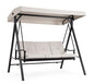 Bizzotto Taurus Light Grey Swing Chair 3 seats, article 0790233