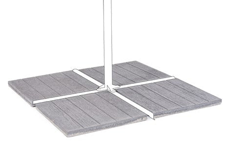 Bizzotto Wenge Cement Set SET4 Parasol base, article 0795656