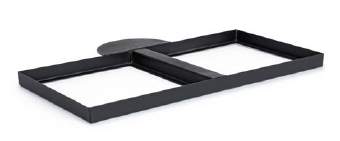Bizzotto Ines Orion Aries Charcoal Side Base, article 0795744