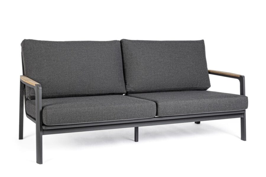 Bizzotto Jalisco charcoal WG21 sofa, article 0662876