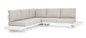 Bizzotto Infinity white WG20 corner sofa set2, article 0663424