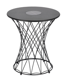 Bizzotto Jeevan Solar Blac Round Coffee Table — article 0828083
