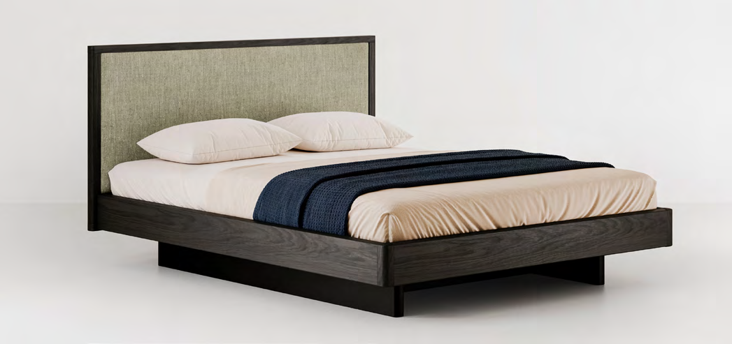 Bolzan Awase Soft Bed — representative catalogue photograph; finish and upholstery may differ