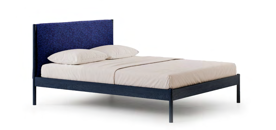 Bolzan Cameo Land Bed — representative catalogue photograph; finish and upholstery may differ