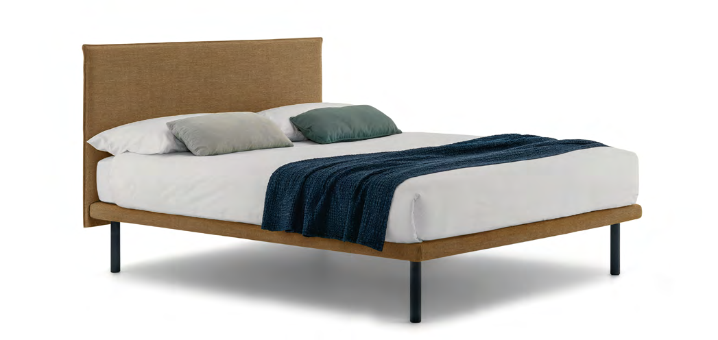 Bolzan Cameo Plane Bed — representative catalogue photograph; finish and upholstery may differ
