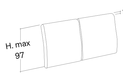 Bolzan Face Headboard — manufacturer image or catalogue diagram