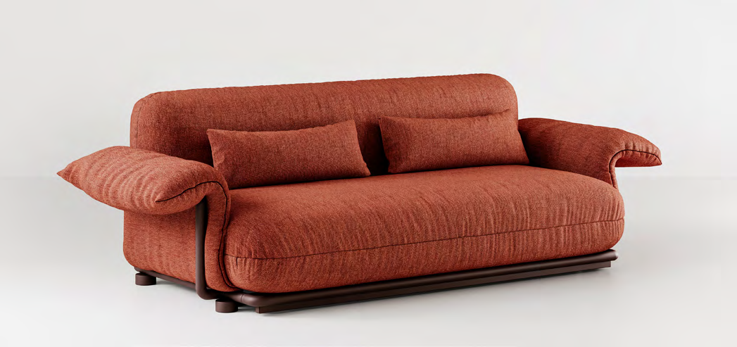 Bolzan Mate Sofa Bed — representative catalogue photograph; finish and upholstery may differ