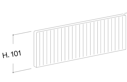 Bolzan Noah Deluxe Headboard — manufacturer image or catalogue diagram