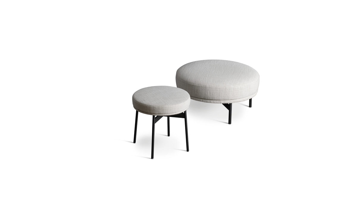Bonaldo Neuilly pouf — manufacturer photograph, illustrative finish