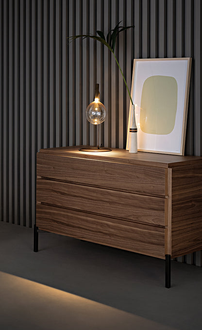 Bonaldo Groove Bedside Table & Chest of Drawers