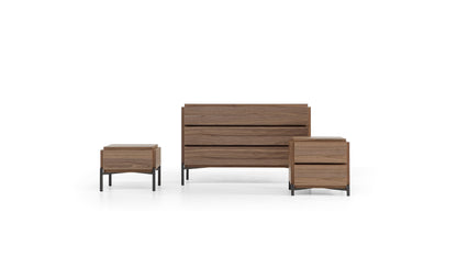 Bonaldo Groove Bedside Table & Chest of Drawers