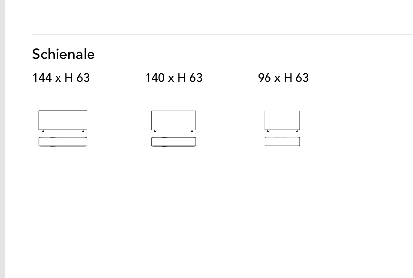 Bonaldo Bonamour — Backrest Component — manufacturer component/size drawing