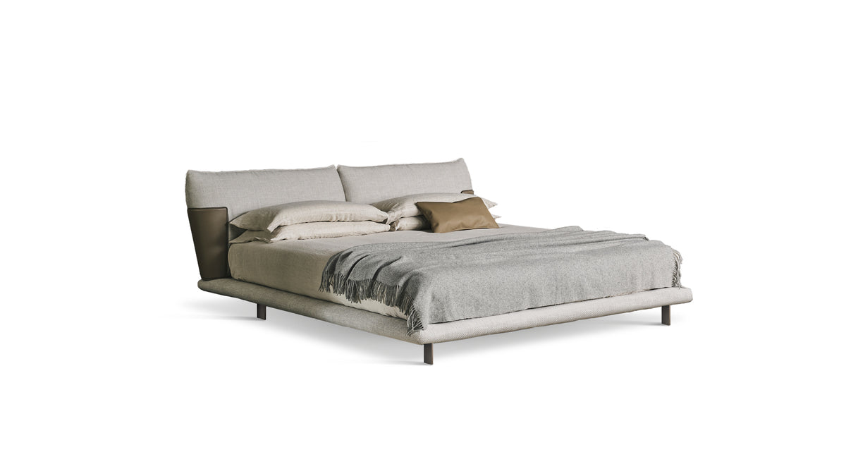 Bonaldo Blend bed — manufacturer photograph, illustrative finish