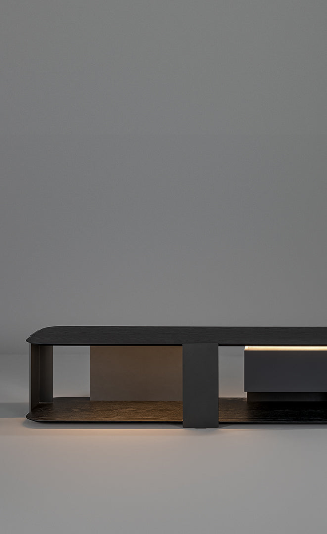 Bonaldo Paddle TV stand, Paddle TV stand light
