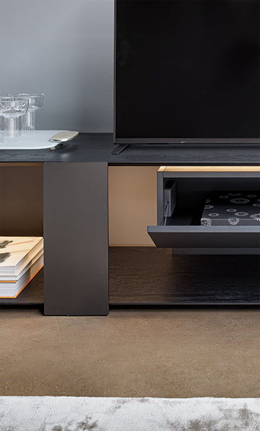 Bonaldo Paddle TV stand, Paddle TV stand light