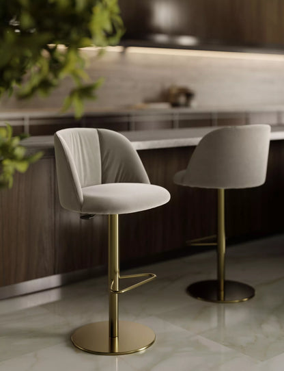 Bontempi Agatha Barstool — manufacturer photograph; AGATHA SGABELLO 34.96 M328 TEBQ001