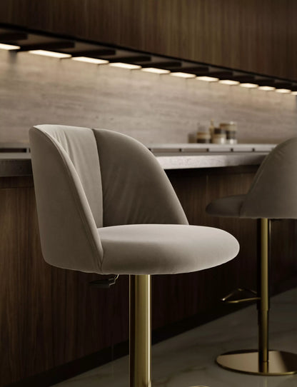 Bontempi Agatha Barstool — manufacturer photograph; AGATHA 2 SGABELLO 34.96 M328 TEBQ001