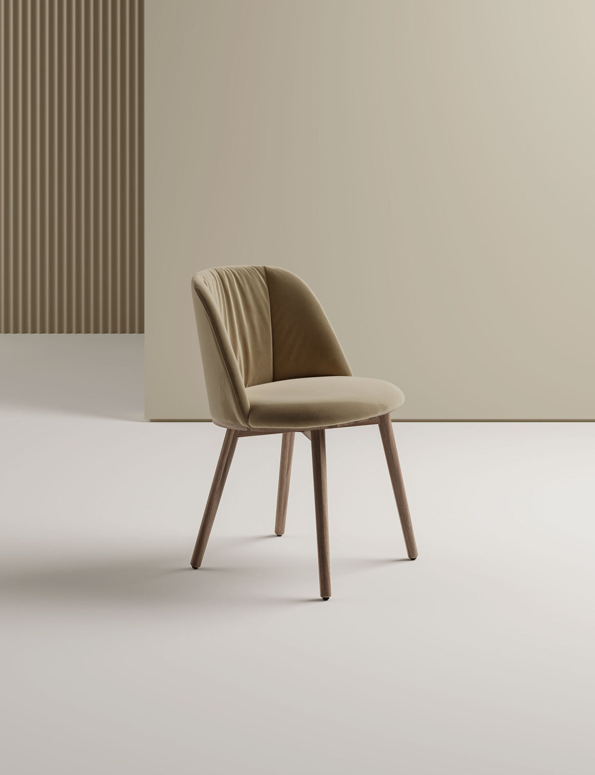 Bontempi Agatha Wood Chair — manufacturer photograph; AGATHA 3 34 95 L006 TEBQ004