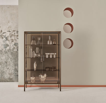 Bontempi Audrey Glass Display Cabinet — manufacturer photograph; Audrey